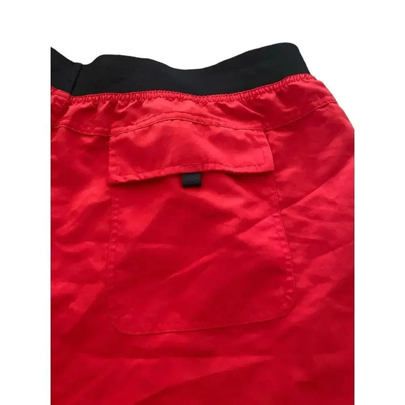 prAna Men's Red Pull-On Athletic Elastic Activewear Shorts Size XXL - Picture 7 of 7